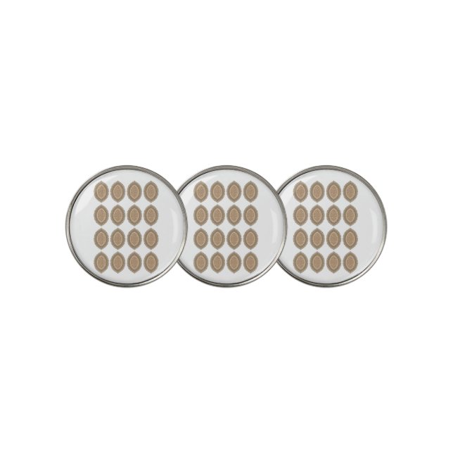 A rectangular rug with an intricate geometric moti golf ball marker (3 Up)