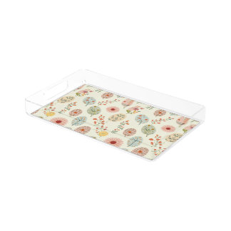 A rectangular tray with a cute pattern