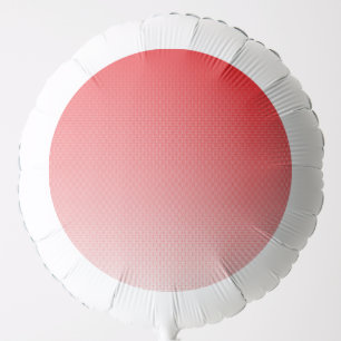a red and white background with small squares balloon