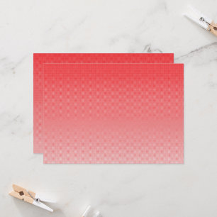 a red and white background with small squares invitation