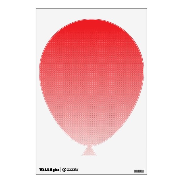 a red and white background with small squares wall decal (Front)