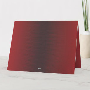 a red and white background with small white dots thank you card