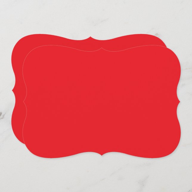 a red background with a white border note card (Front/Back)