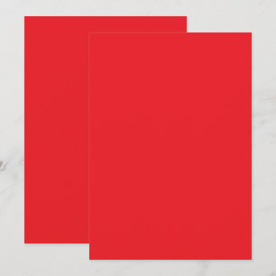 a red background with a white border thank you card