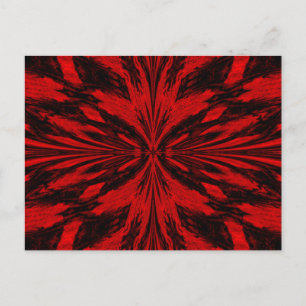 A Red Butterfly Postcard