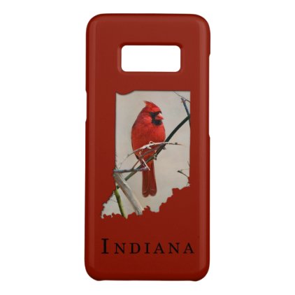 A Red Cardinal Bird on a Branch in the Woods Case-Mate Samsung Galaxy S8 Case