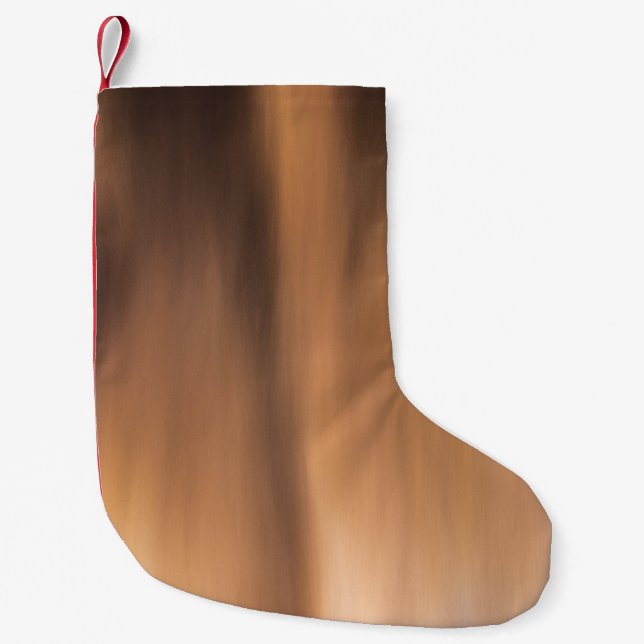 A red flame like display at the Northern Lights. Small Christmas Stocking (Front)