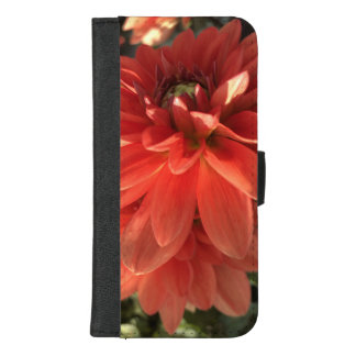 A red flower to match you iPhone 8/7 plus wallet case