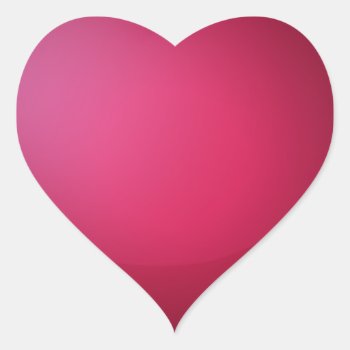 A Red Heart Heart Sticker by GraphicsRF at Zazzle