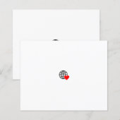 A red heart symbol created with smooth, bold lines (Front/Back)