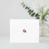 A red heart symbol created with smooth, bold lines (Standing Front)
