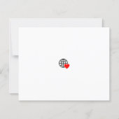 A red heart symbol created with smooth, bold lines (Front)