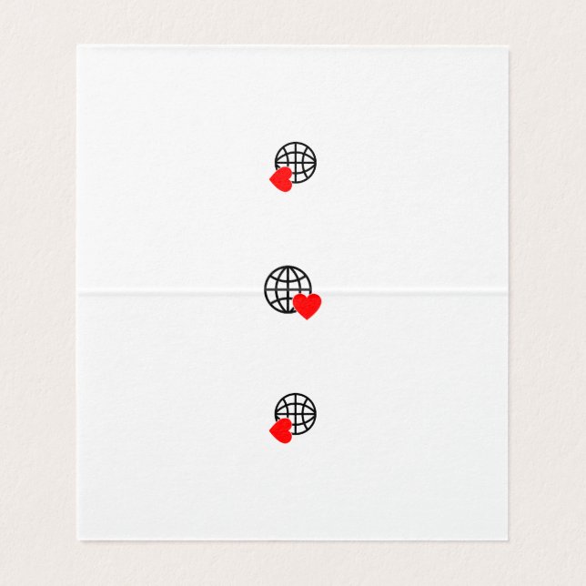 A red heart symbol created with smooth, bold lines (Inside Unfolded)