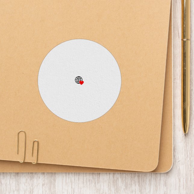 A red heart symbol created with smooth, bold lines patch (On Folder)