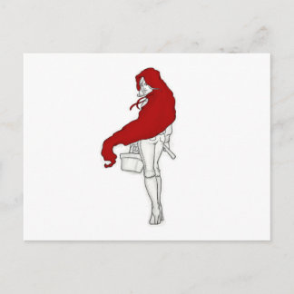 A red riding Hood Postcard
