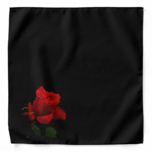 A Red Rose Bandana