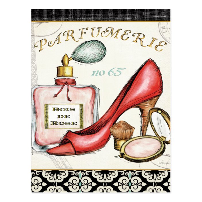 red shoe perfume