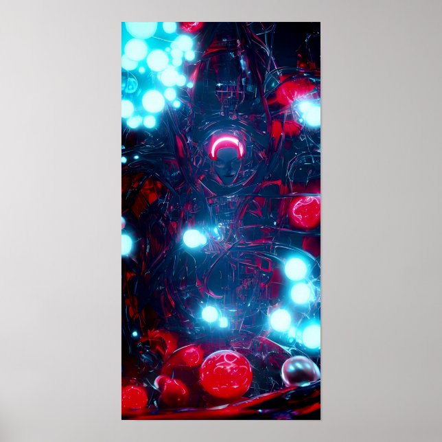 A Red Sphere 58 - A.I. Poster (Front)