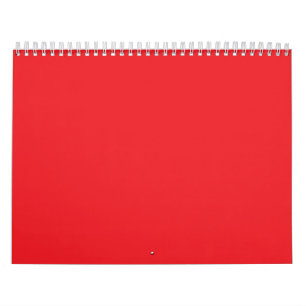 A red square enclosed by a thin white border, crea calendar