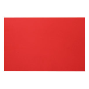 A red square enclosed by a thin white border, crea wood wall art