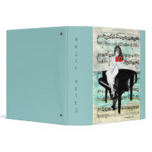 A Red Violin Music Binder