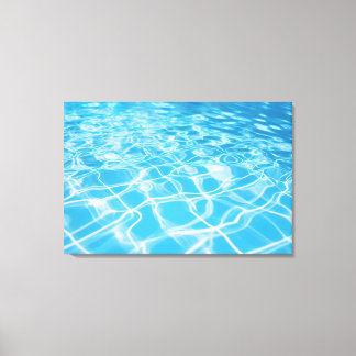 A Reflection of Water's Transparency Canvas Print
