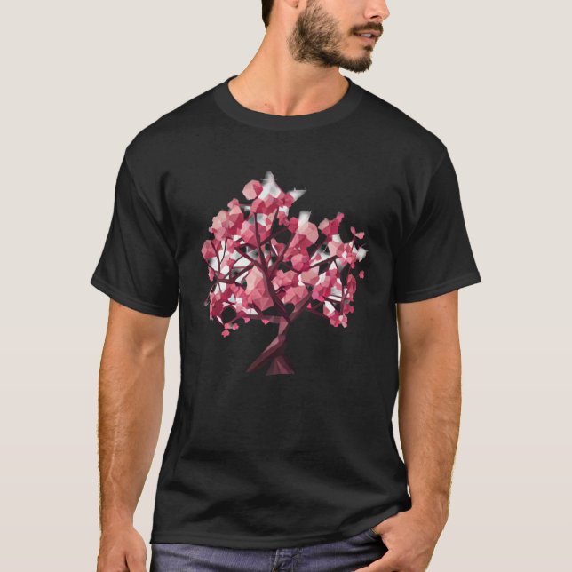 A Refreshing and Vibrant Cherry Blossom Tree of li T-Shirt (Front)
