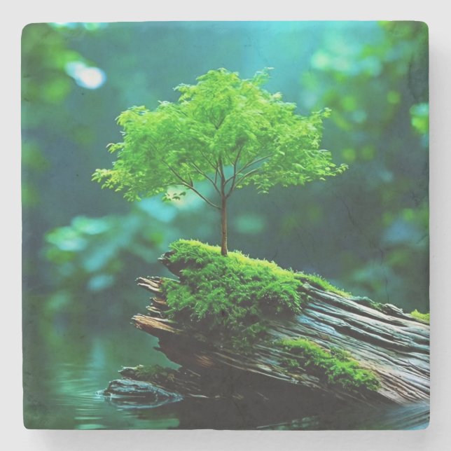 A Refreshing Melody 010 Stone Coaster (Front)