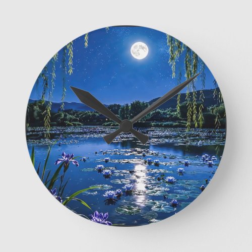 A Refreshing Melody 011 Round Clock
