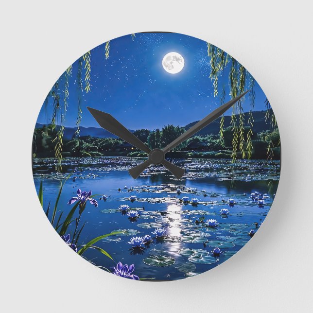 A Refreshing Melody 011 Round Clock (Front)