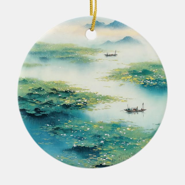 A Refreshing Melody 013 Ceramic Ornament (Front)