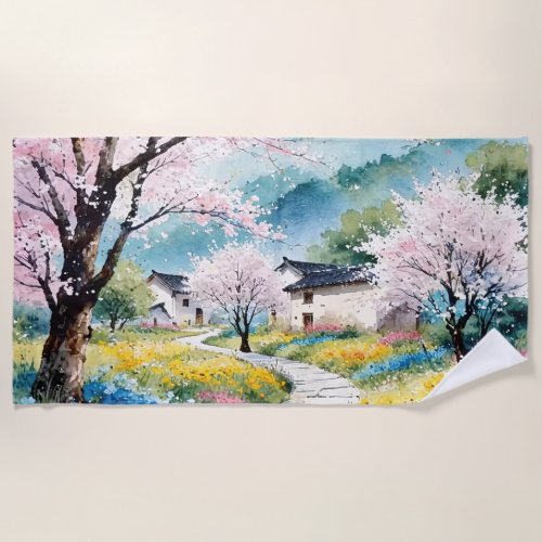 A Refreshing Melody 022 Beach Towel