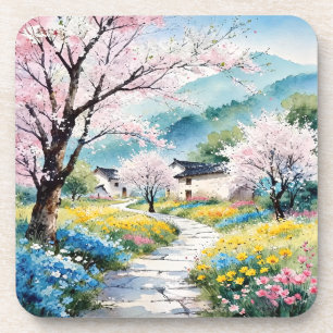A Refreshing Melody 022 Beverage Coaster