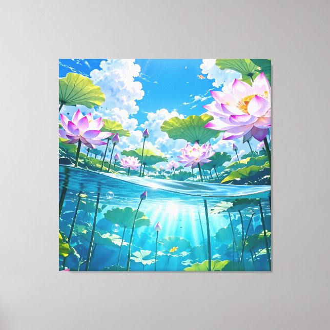 A Refreshing Melody 034 Canvas Print (Front)