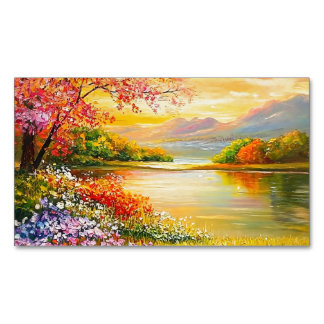A Refreshing Melody 035 Business Card Magnet
