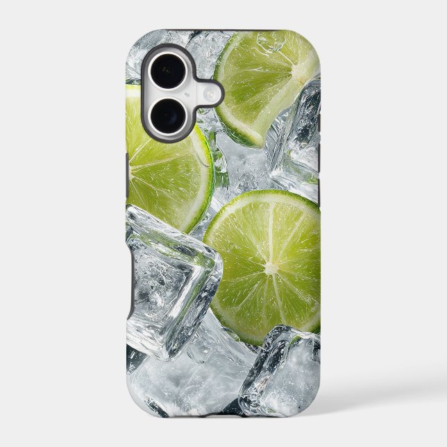 A refreshing summer moment featuring sparkling sod iPhone case (Back)