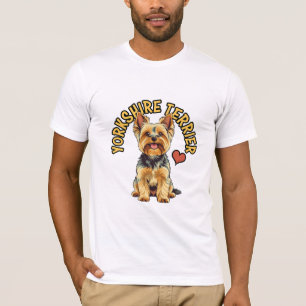 A Regal Companion: Yorkshire Terrier T-Shirt