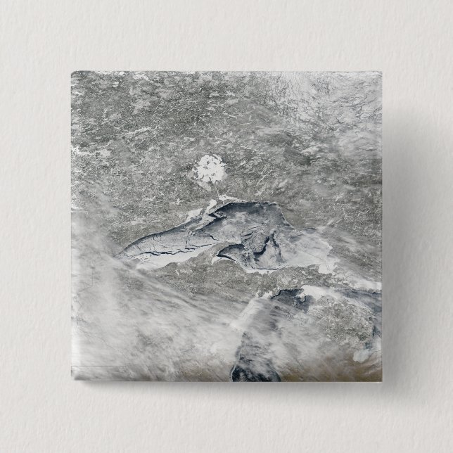 A relatively rare blanket of ice pinback button (Front)