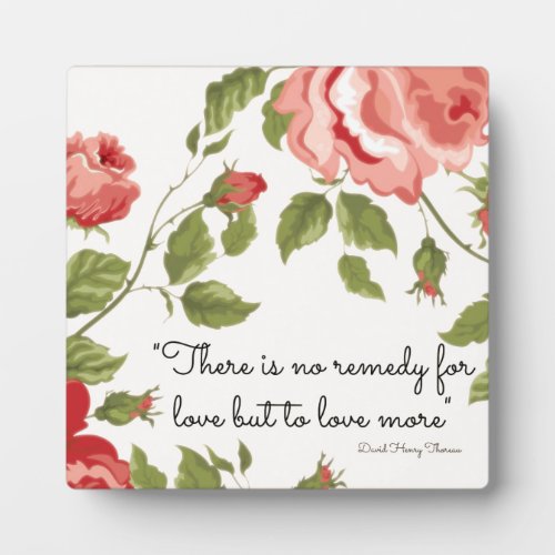 A Remedy for Love Plaque
