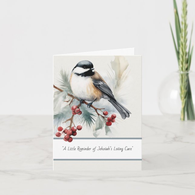 A Reminder of Jehovah’s Loving Care–Uplifting Card (Front)