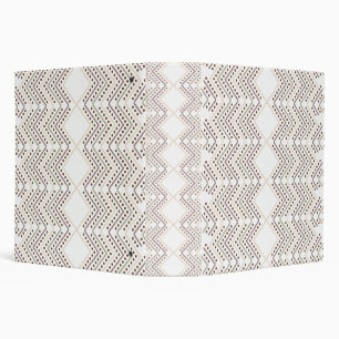 A repeating geometric pattern with diamond shapes  3 ring binder