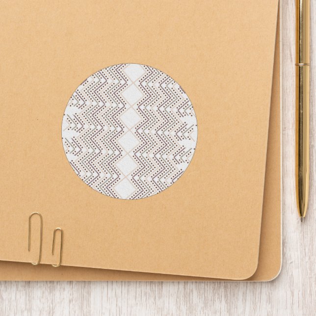 A repeating geometric pattern with diamond shapes  patch (On Folder)