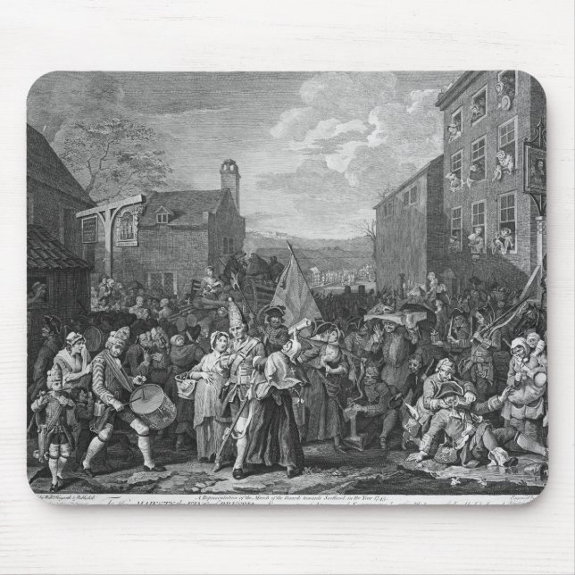 A Representation of the March of the Guards Mouse Pad (Front)