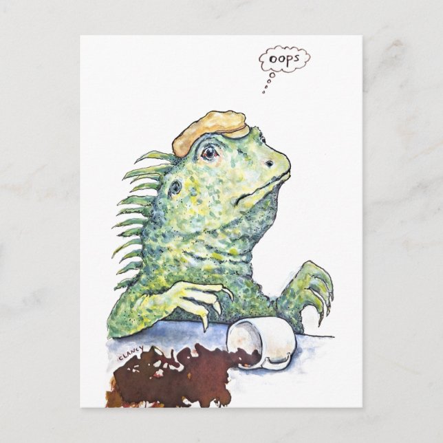 A Reptile Dysfunction Holiday Postcard (Front)