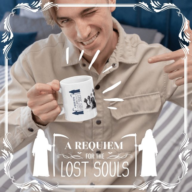 A Requiem for the Lost Souls Coffee Mug (A Requiem for the Lost Souls cover from The Beekeeper Store)