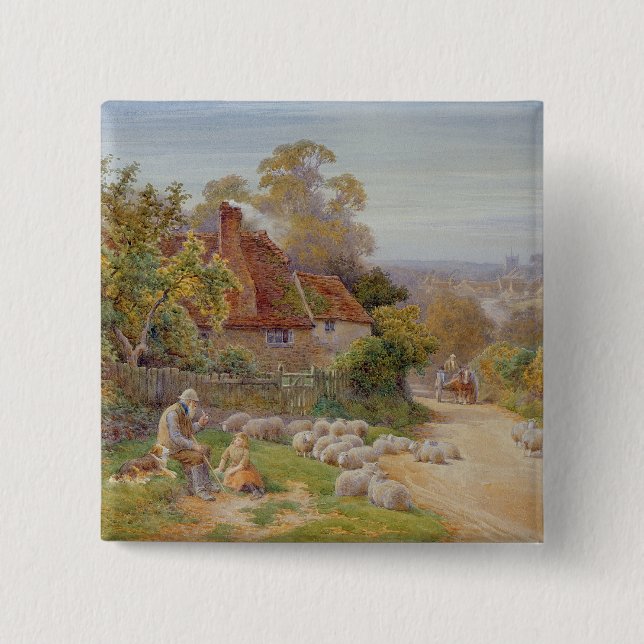 A Rest by the Way Button (Front)