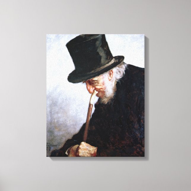 A Retired Sea Captain from Massachusetts, 1879 Canvas Print (Front)