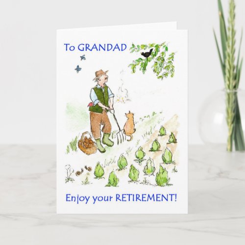 A Retirement Greeting Card for a Grandfather