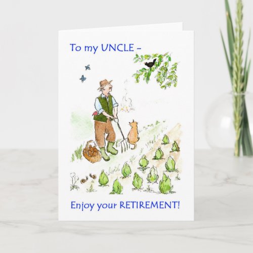 A Retirement Greeting Card for an Uncle