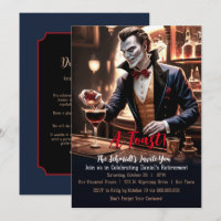 "A Retirement Toast, Humorous Vampire Theme Party